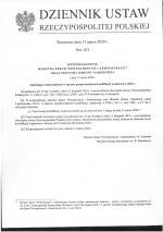 Rozporządzenie Ministra w Spraw Wewnętrznych i Administracji oraz Ministra Obrony Narodowej