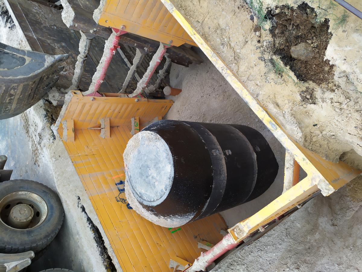 Zakończyła realizację projektu pn.: „Budowa kanalizacji sanitarnej w miejscowości Nierada etap I”